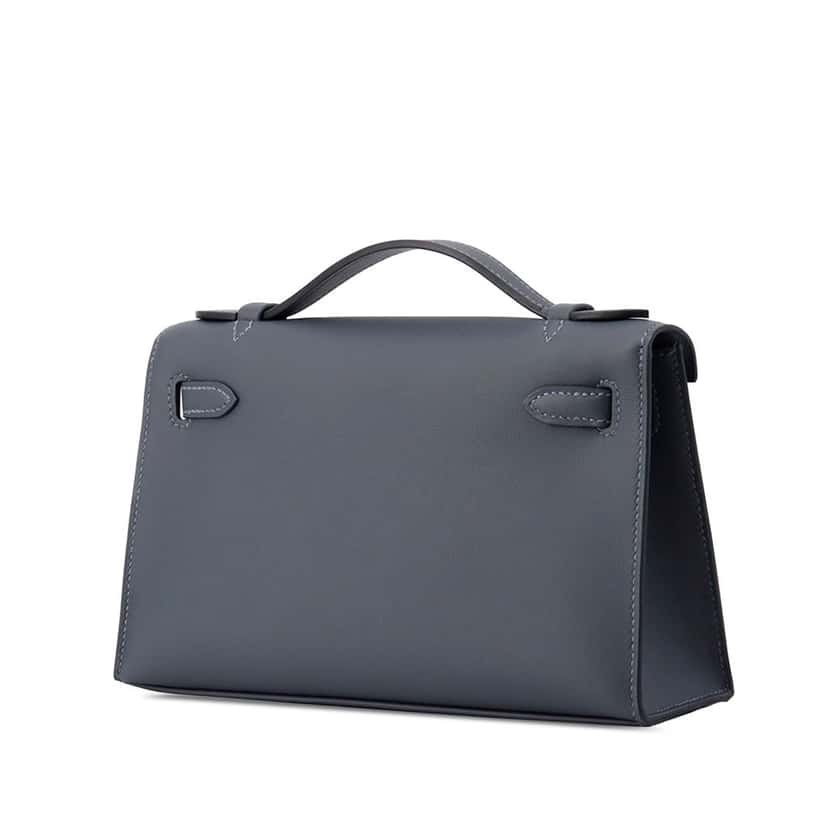 Hermès Swift Kelly Pochette 22 Other Leather Very good condition - Back View