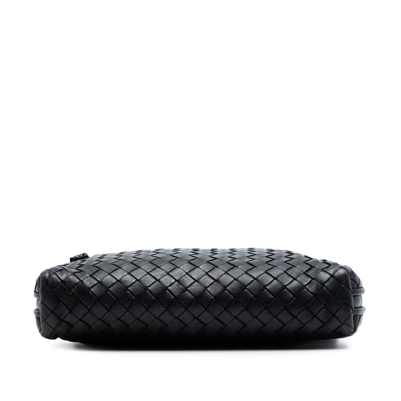 Bottega Veneta Nappa Intrecciato Nodini Crossbody Black Leather Very good condition - Inside View
