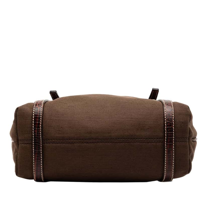 Celine Canvas Tote Brown Never worn, with tag - Inside View