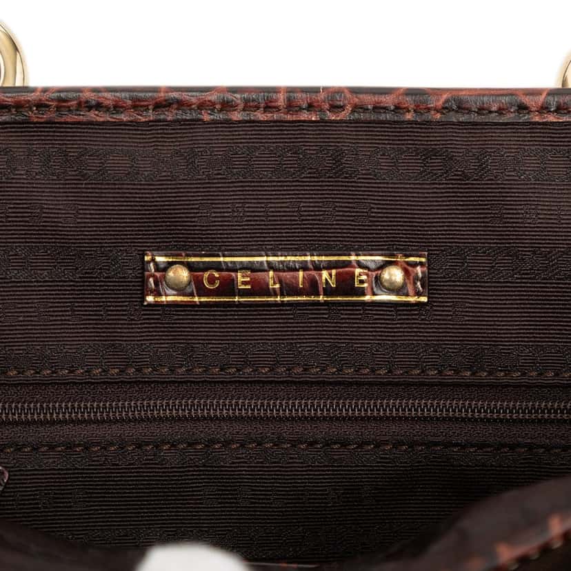 Celine Canvas Tote Brown Never worn, with tag - Box View