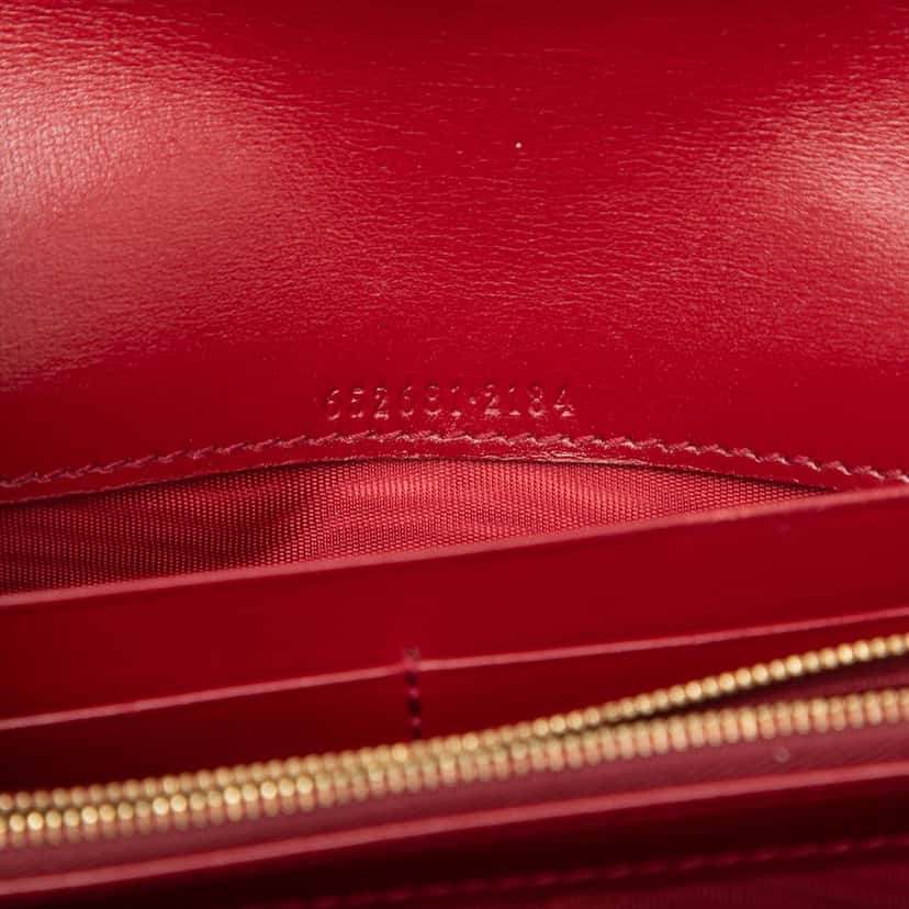 Gucci Bicolor Calfskin Jackie 1961 Wallet On Chain Blue Leather Very good condition - Box View