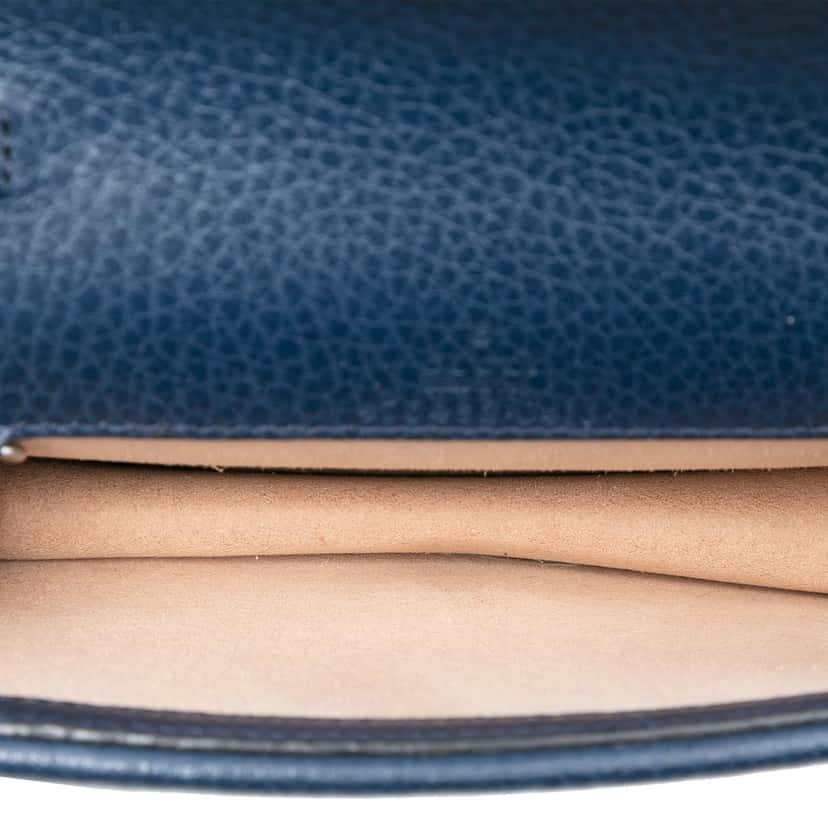 Gucci Mini Leather Dionysus Crossbody Blue Leather Very good condition - Model View