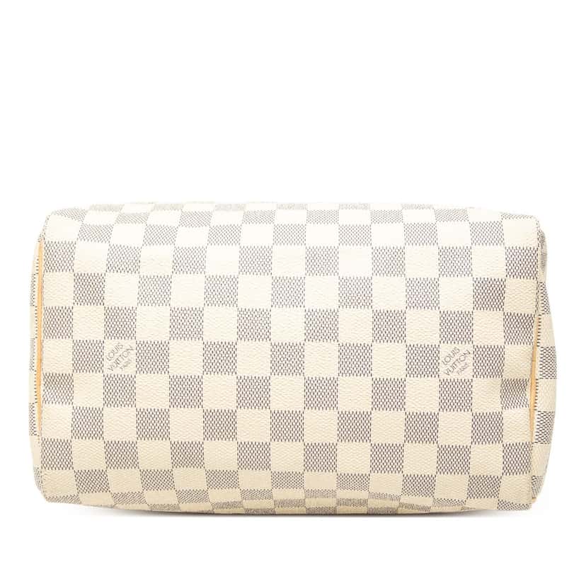 Louis Vuitton Damier Azur Speedy 25 White Very good condition - Inside View