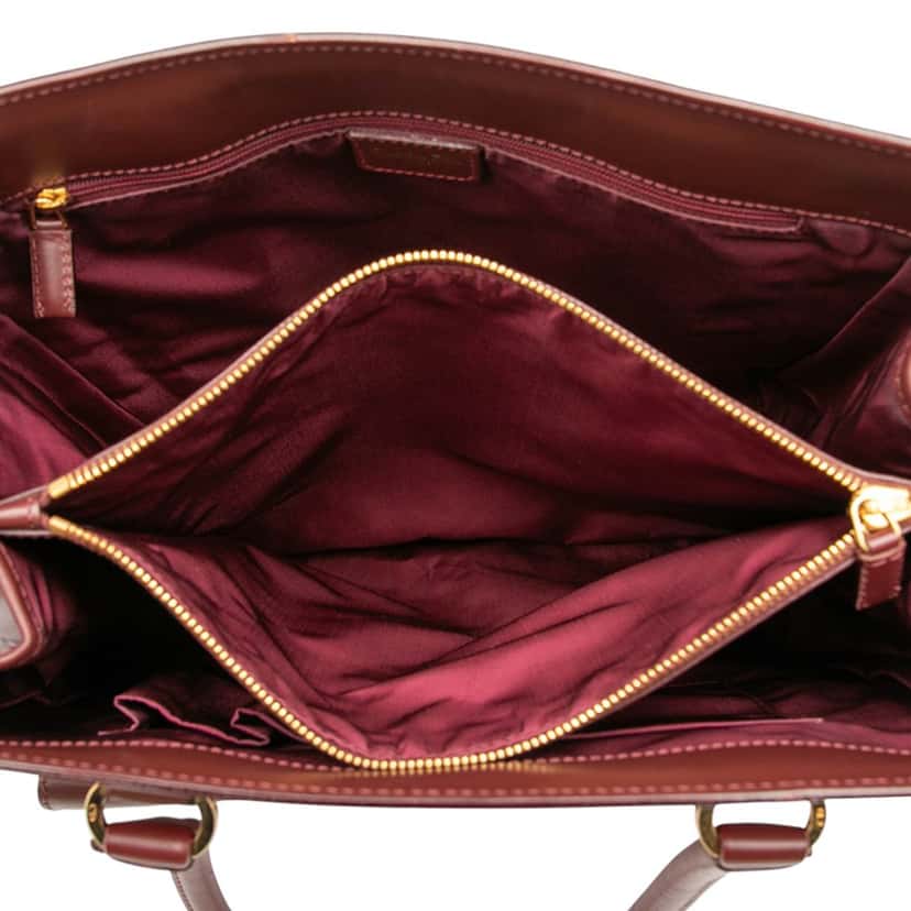 Dior Diorissimo Trotter Canvas Tote Red Very good condition - Model View