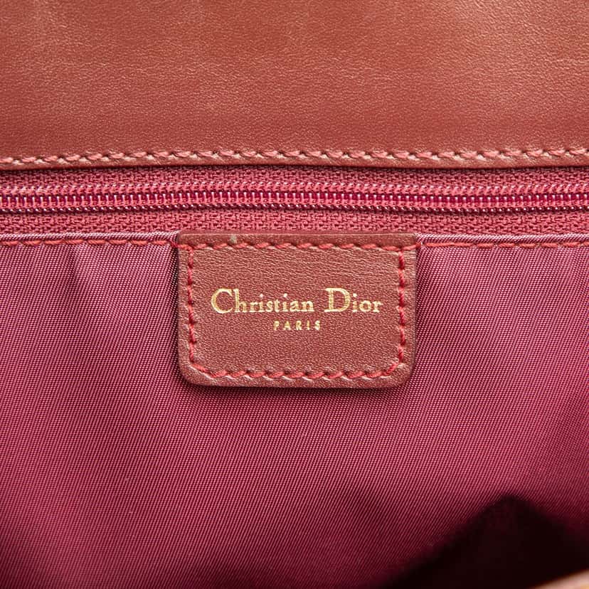 Dior Diorissimo Trotter Canvas Tote Red Very good condition - Box View