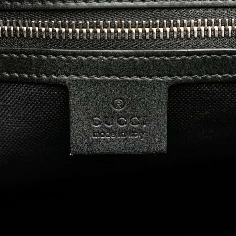 Gucci GG Supreme Convertible Soft Tote Black Very good condition - Box View
