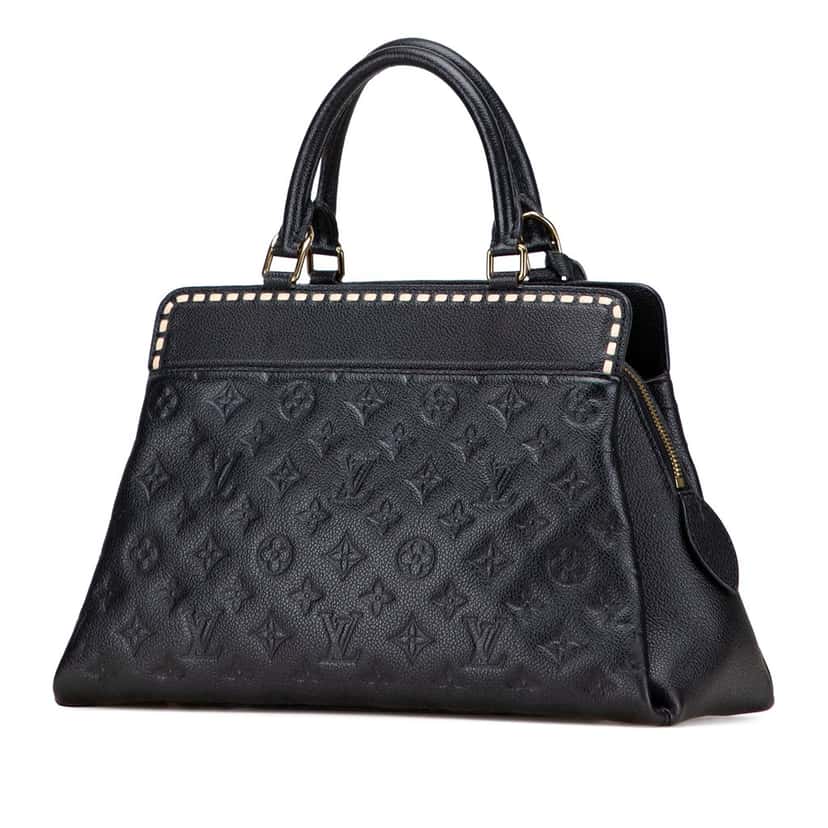 Louis Vuitton Monogram Empreinte Vosges MM Black Leather Very good condition - Back View
