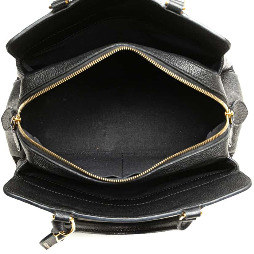 Louis Vuitton Monogram Empreinte Vosges MM Black Leather Very good condition - Model View