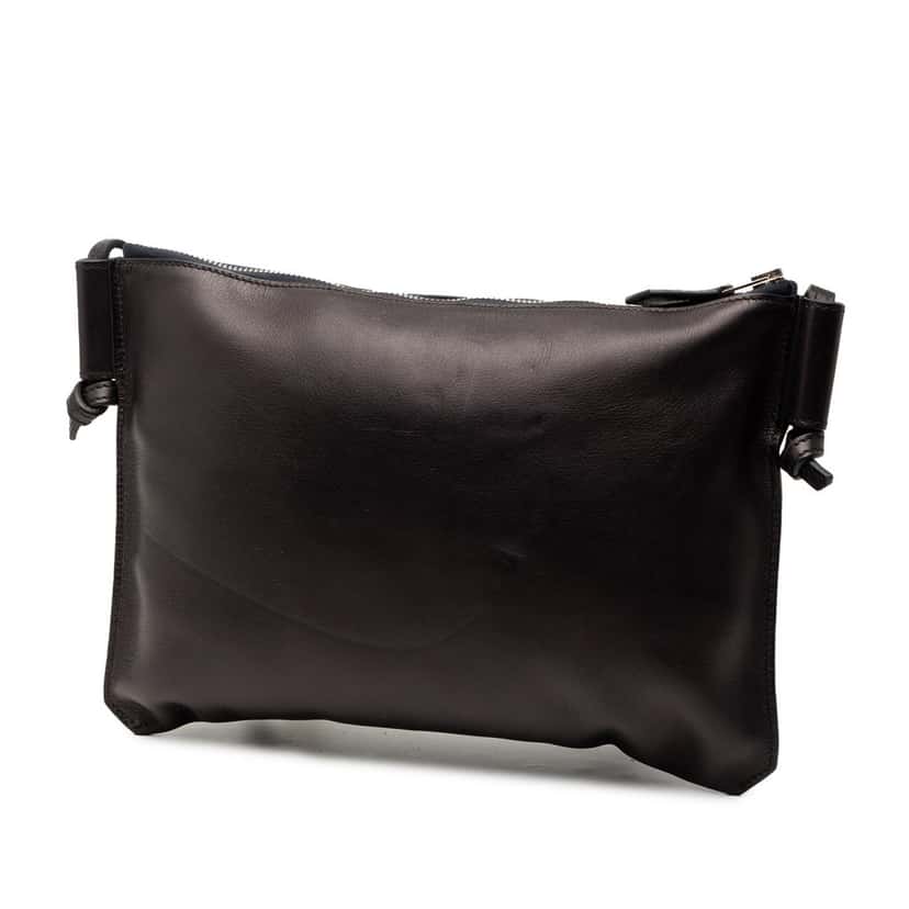 Hermès Evercolor Ultrapla GM Black Leather Very good condition - Back View