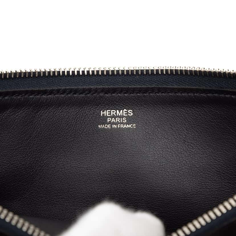 Hermès Evercolor Ultrapla GM Black Leather Very good condition - Box View