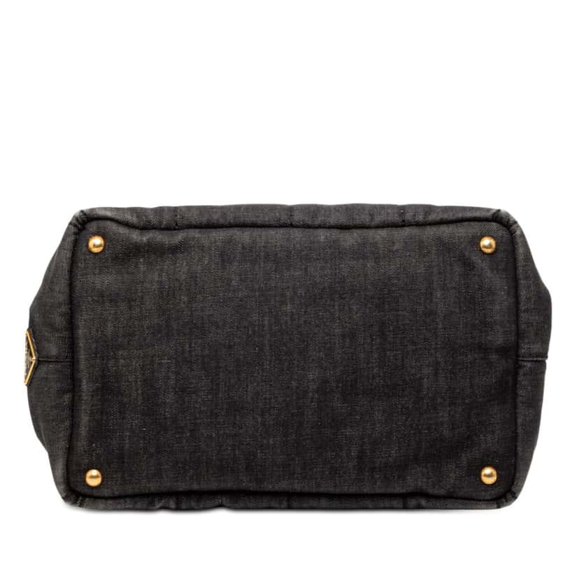 Prada Small Denim Canapa Logo Satchel Other Very good condition - Inside View