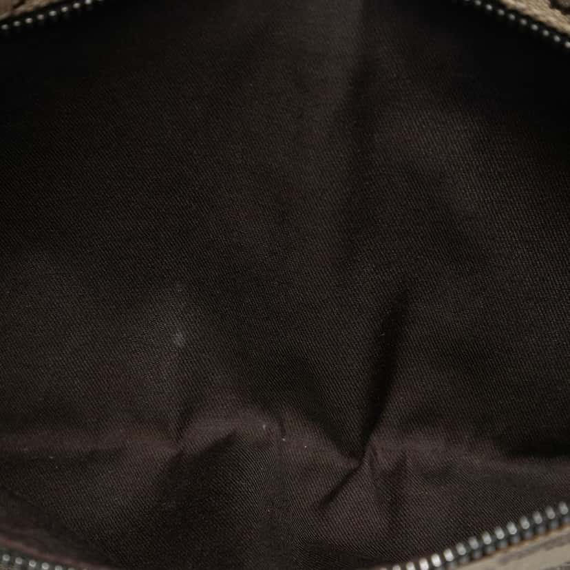 Gucci GG Canvas Web Double Pocket Belt Bag Beige Very good condition - Model View