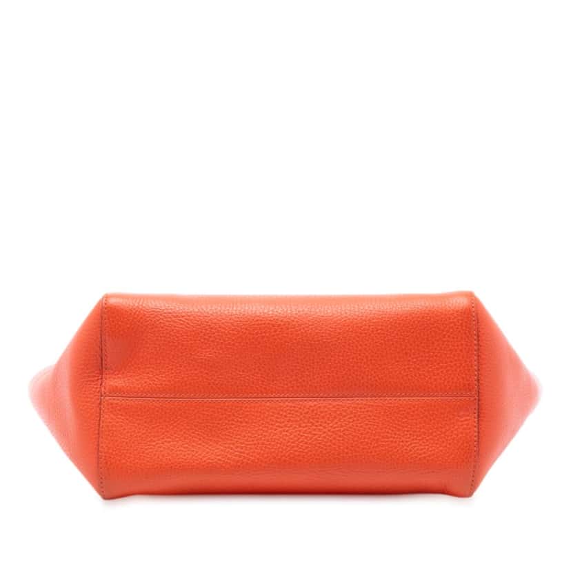 Gucci Small Leather Swing Tote Orange Leather Very good condition - Inside View