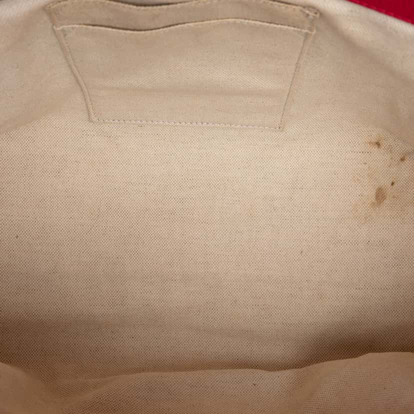 Gucci Small Leather Swing Tote Orange Leather Very good condition - Model View