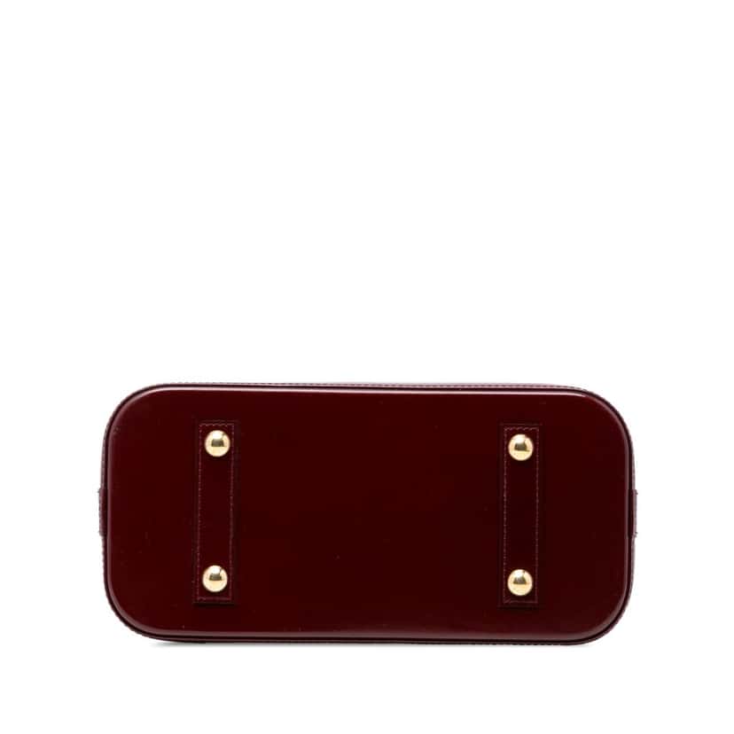 Louis Vuitton Monogram Vernis Alma PM Red Leather Very good condition - Inside View