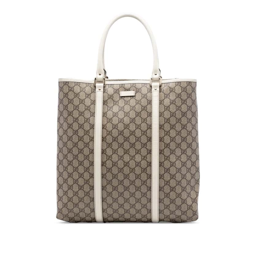 Gucci GG Supreme Joy Vertical Tote Beige Very good condition - Front View