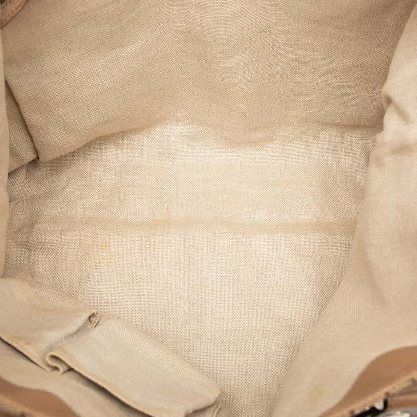 Gucci GG Canvas Icon Bit Tote Beige Very good condition - Model View