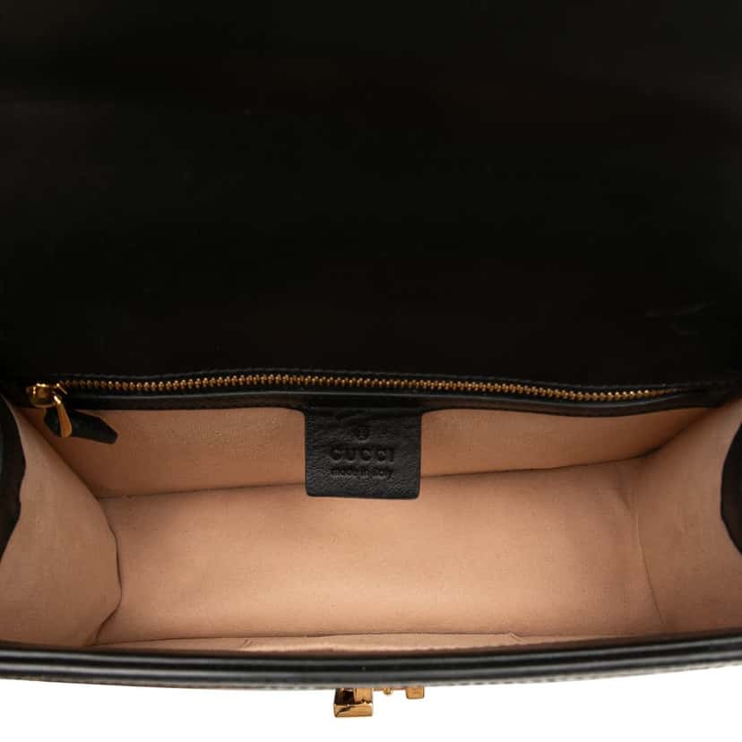 Gucci Small GG Velvet Sylvie Crossbody Brown Very good condition - Model View