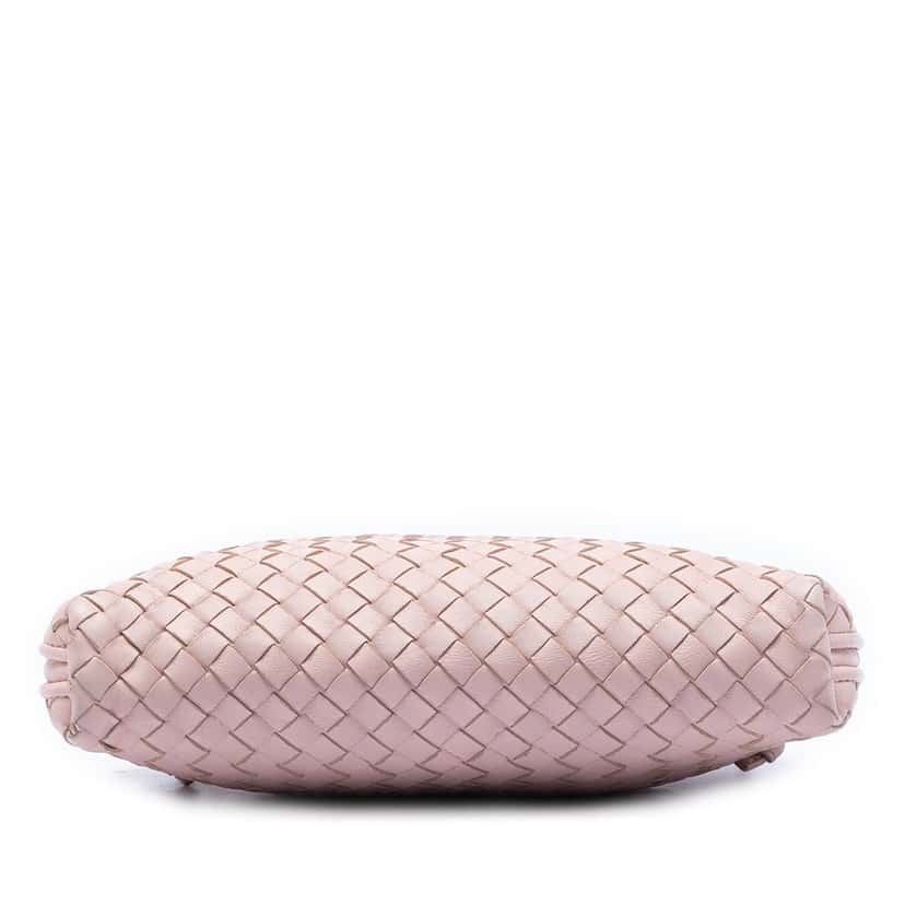 Bottega Veneta Nappa Intrecciato Nodini Crossbody Pink Leather Very good condition - Inside View