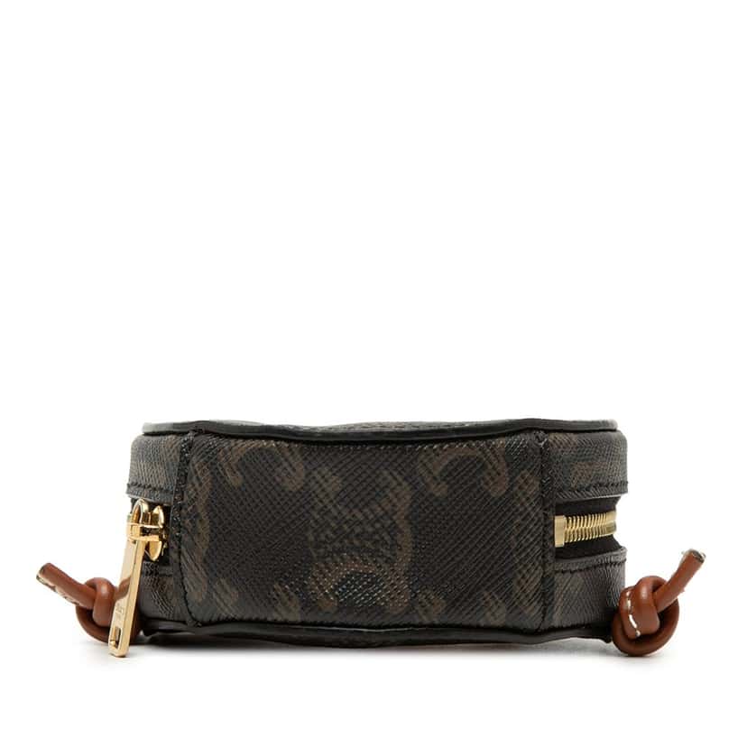 Celine Micro Triomphe Coated Canvas Heart Crossbody Brown Very good condition - Inside View