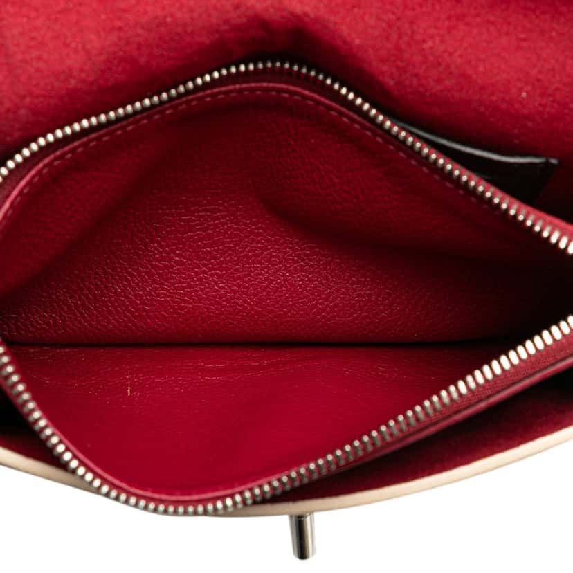 Louis Vuitton Bicolor Leather MyLockMe Chain Pochette Red Leather Very good condition - Box View