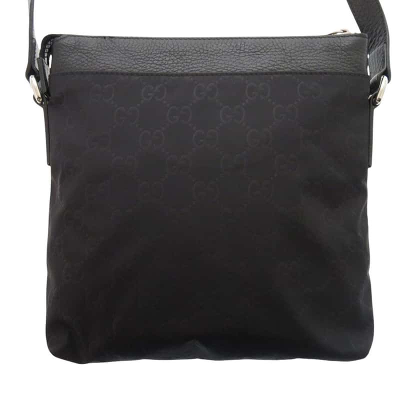 Gucci GG Nylon Crossbody Black Very good condition - Back View