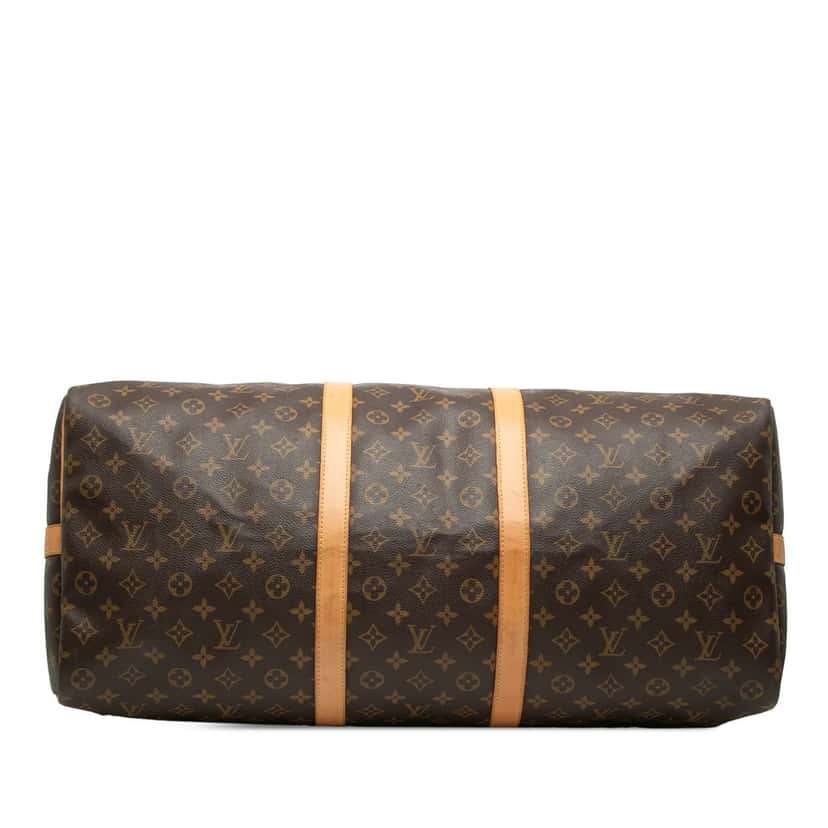 Louis Vuitton Monogram Keepall Bandouliere 60 Brown Good condition - Inside View