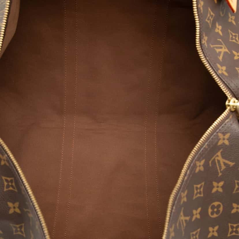 Louis Vuitton Monogram Keepall Bandouliere 60 Brown Good condition - Model View