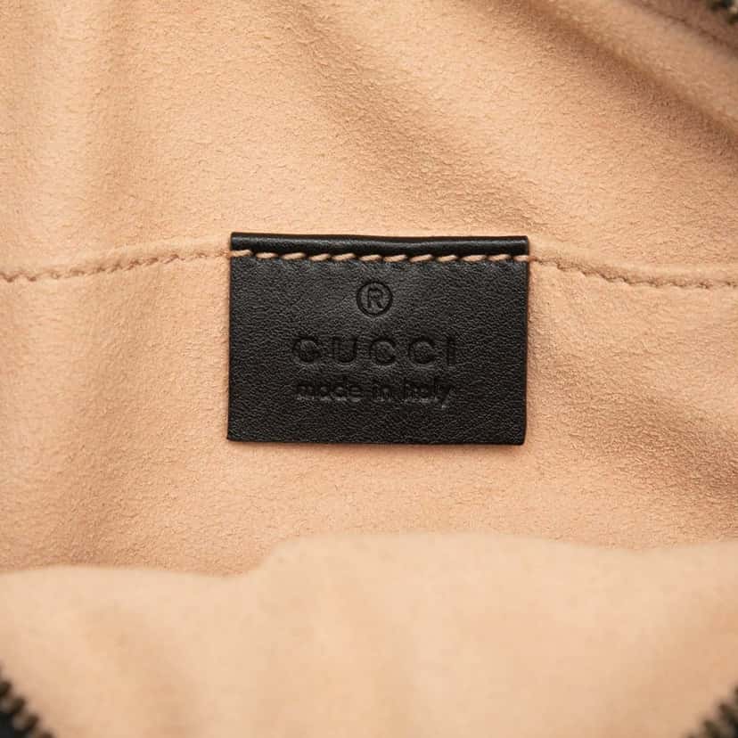 Gucci GG Marmont Matelasse Leather Belt Bag Black Leather Very good condition - Box View