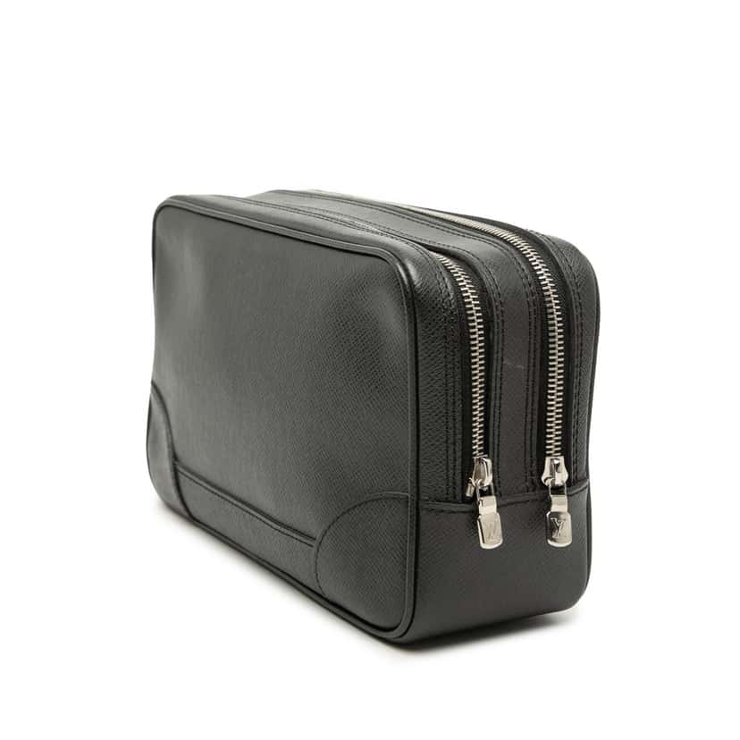 Louis Vuitton Taiga Neo Pavel Black Leather Very good condition - Back View