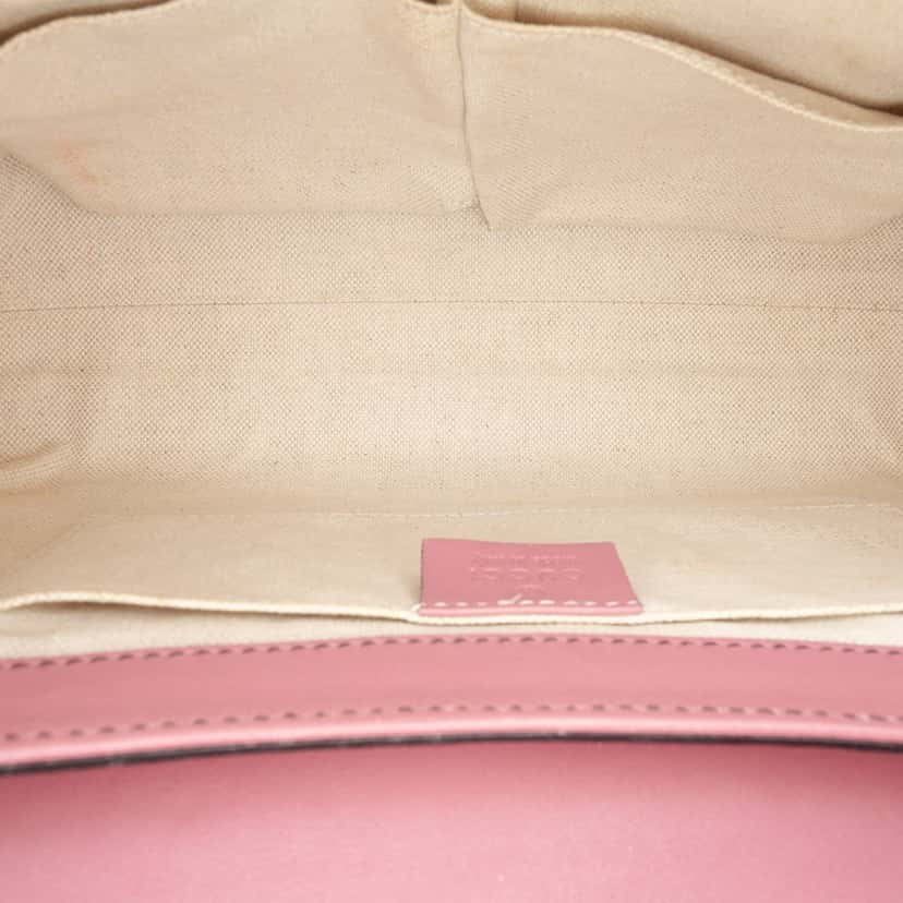 Gucci Medium Guccissima Emily Shoulder Bag Pink Leather Very good condition - Model View