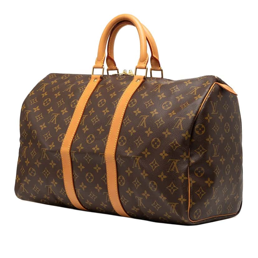 Louis Vuitton Monogram Keepall 45 Brown Very good condition - Back View