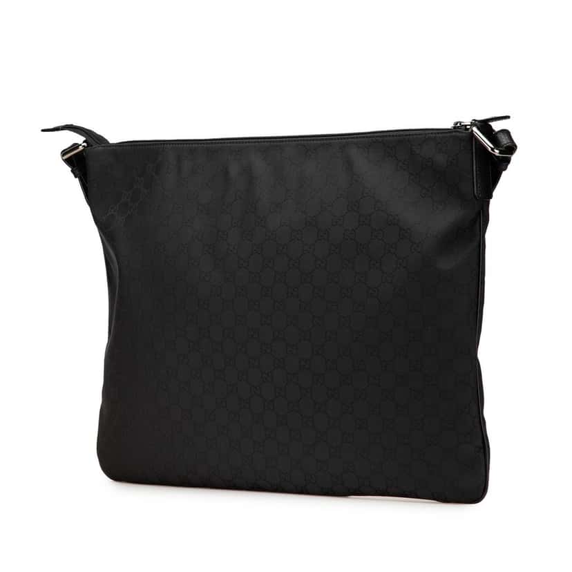 Gucci GG Nylon Crossbody Black Very good condition - Back View