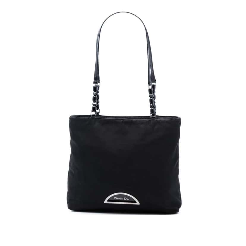 Dior Nylon Malice Tote Black Very good condition - Front View