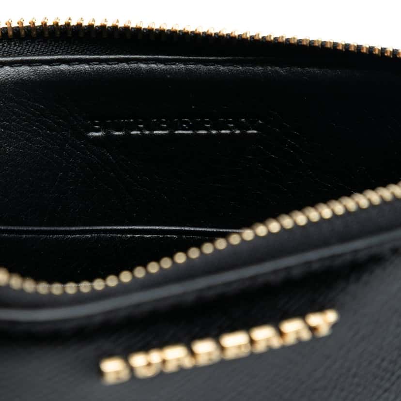Burberry Grained Leather Peyton Crossbody Black Leather Very good condition - Box View