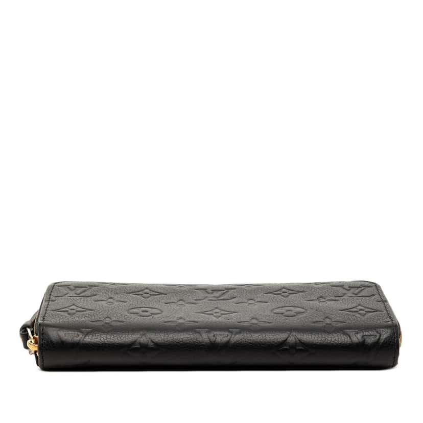 Louis Vuitton Monogram Empreinte Zippy Long Wallet Black Leather Very good condition - Inside View