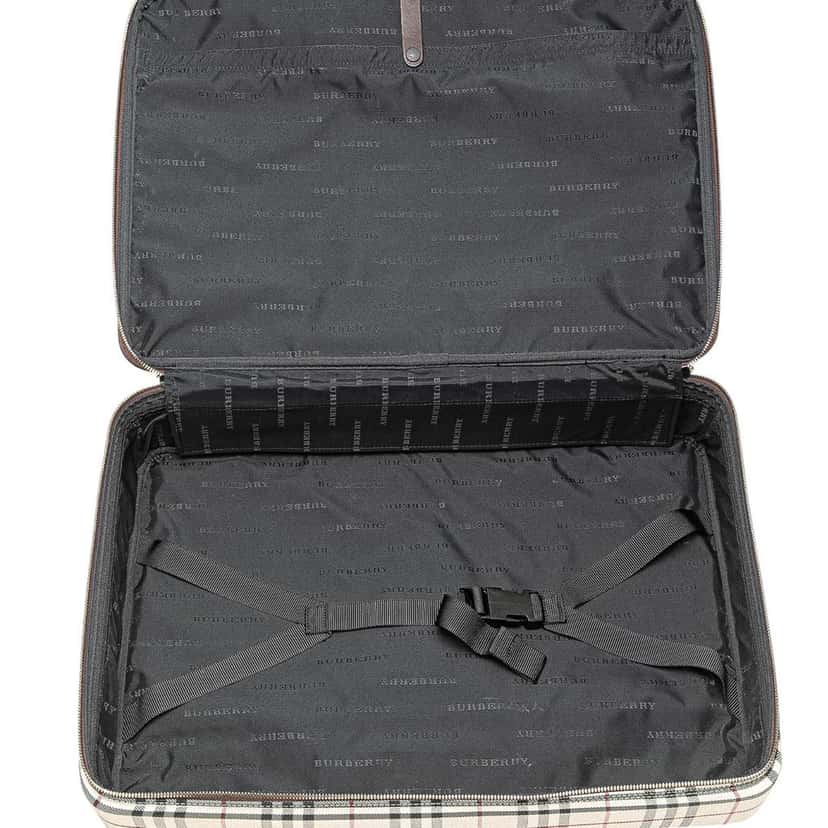 Burberry House Check Canvas Travel Bag Beige Very good condition - Model View
