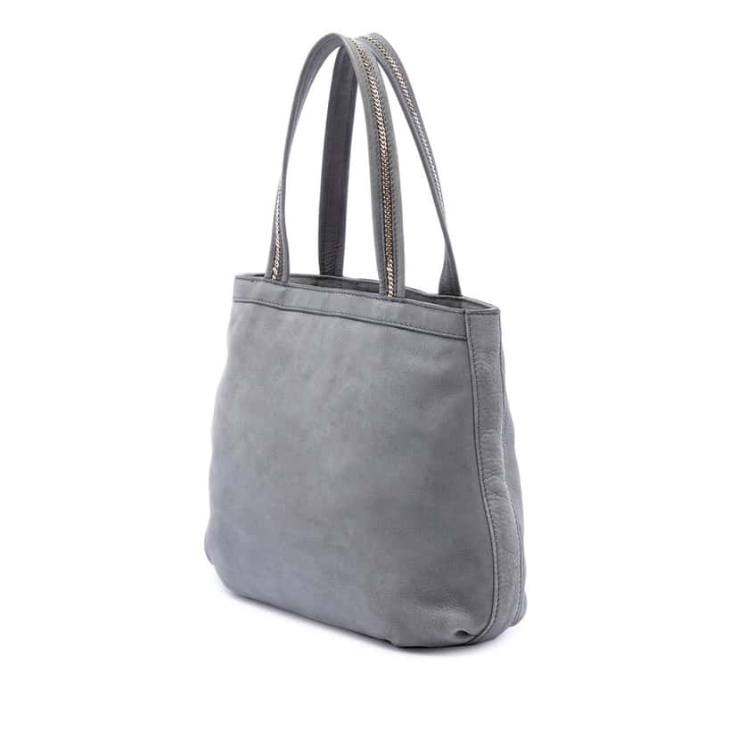 Fendi Nubuck FF Chains Tote Other Leather Very good condition - Back View