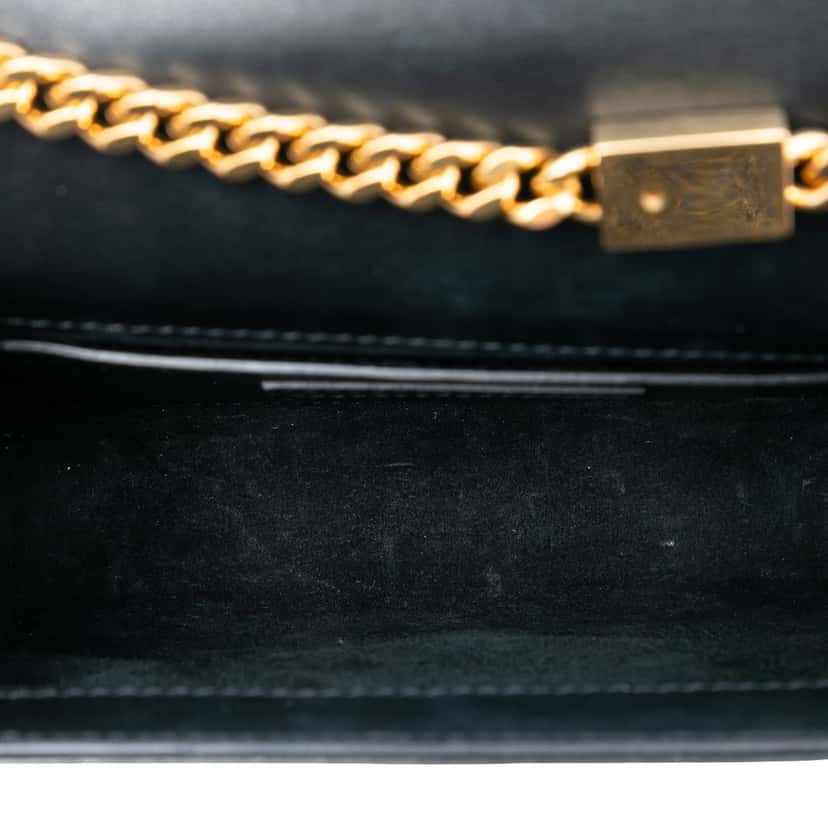 Saint Laurent Small Smooth Calfskin Monogram Kate Tassel Crossbody Black Leather Very good condition - Model View