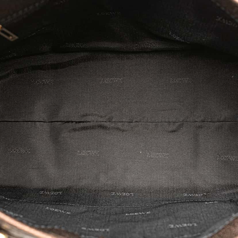 Loewe Fusta Tote Brown Leather Very good condition - Box View
