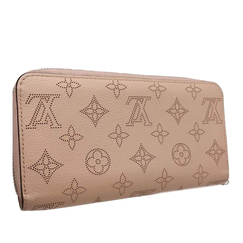 Louis Vuitton Monogram Mahina Zippy Long Wallet Pink Leather Very good condition - Back View