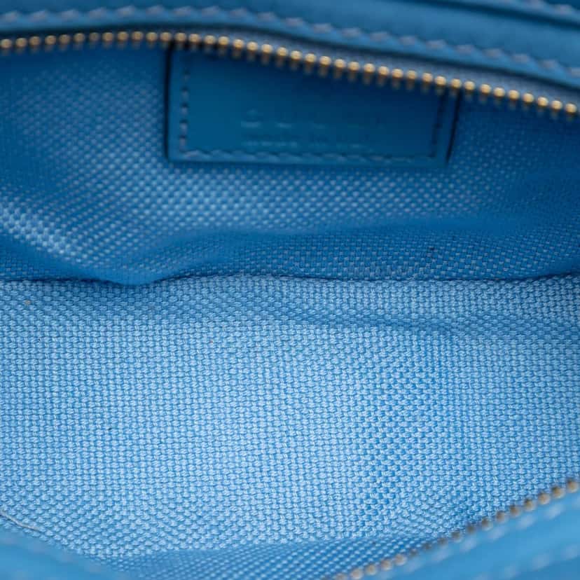 Gucci Mini GG Canvas Moon Side Shoulder Bag Blue Very good condition - Model View