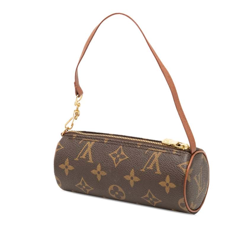 Louis Vuitton Monogram Papillon Pochette Brown Very good condition - Back View