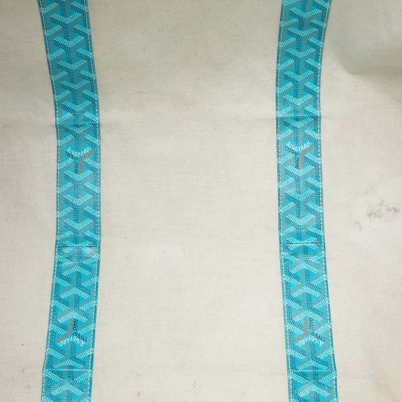 Goyard Goyardine Reversible Belharra Tote Blue Very good condition - Model View