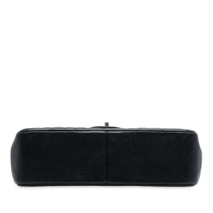 Chanel Jumbo Classic Caviar Double Flap Black Leather Good condition - Inside View