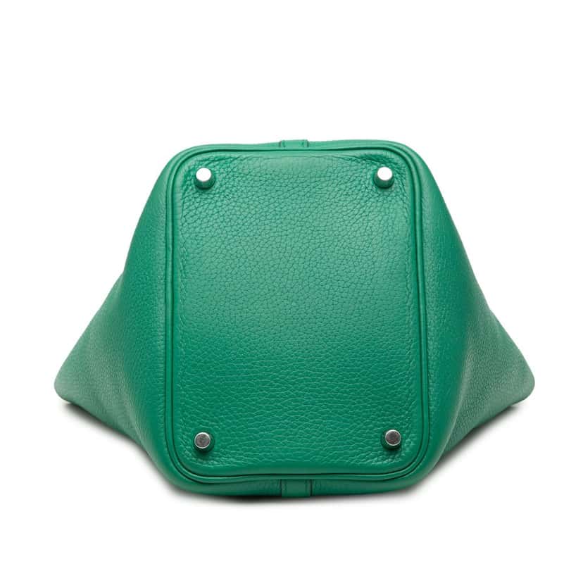 Hermès Clemence Picotin Lock 18 Green Leather Very good condition - Inside View