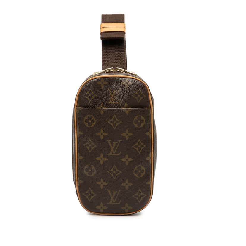 Louis Vuitton Monogram Pochette Gange Brown Very good condition - Front View