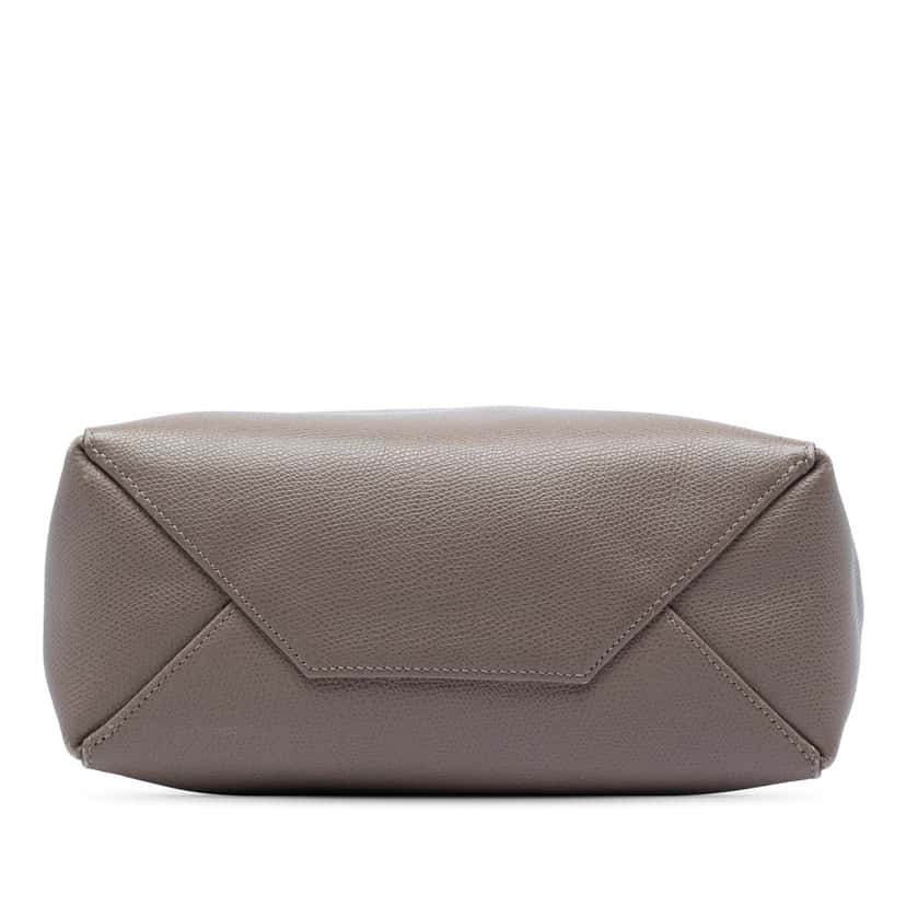 Celine Small Bicolor Grained Calfskin Vertical Cabas Tote Blue Leather Very good condition - Inside View