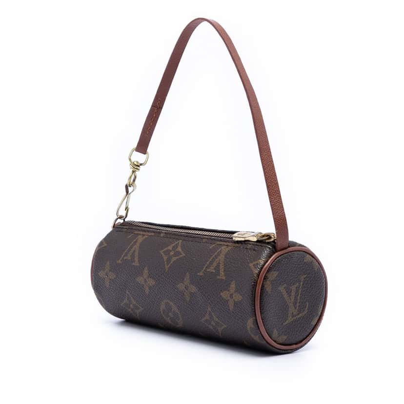 Louis Vuitton Monogram Papillon Pochette Brown Very good condition - Back View