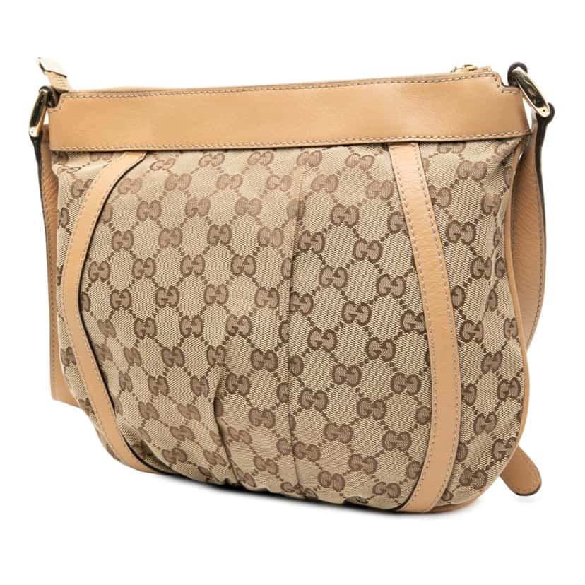 Gucci GG Canvas Abbey D Ring Crossbody Beige Very good condition - Back View